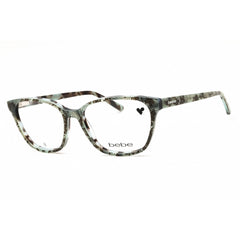 Bebe Women's Eyeglasses - Teal Lace Acetate Rectangular Full Rim Frame | BB5220 400