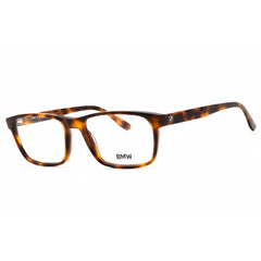 BMW Men's Eyeglasses - Dark Havana Acetate Rectangular Full Rim Frame | BW5083-H 052