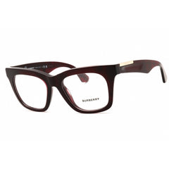 Burberry Women's Eyeglasses - Checkered Red Rectangular Frame, 51mm | 0BE2407 4115