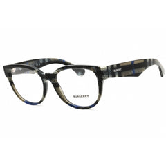 Burberry Women's Eyeglasses - Checkered Lichen Round Shape Frame, 53mm | 0BE2410 4147