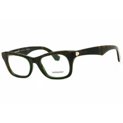 Burberry Women's Eyeglasses - Checkered Green Rectangular Frame, 50mm | 0BE2422 4125