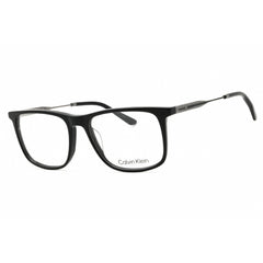 Calvin Klein Men's Eyeglasses - Black Acetate Round Shape Full Rim Frame | CK21700 001