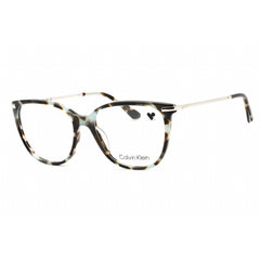 Calvin Klein Women's Eyeglasses - Aqua Tortoise Acetate Full Rim Frame | CK22500 444