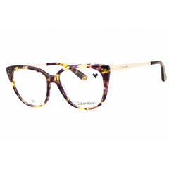 Calvin Klein Women's Eyeglasses - Violet Havana Acetate Full Rim Frame | CK23520 528