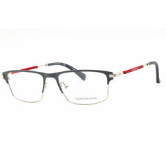 Calvin Klein Jeans Men's Eyeglasses - Grey Rectangular Full Rim Frame | CKJ18104 050