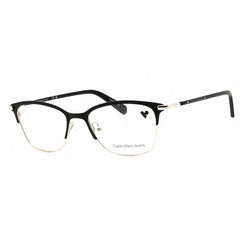 Calvin Klein Jeans Women's Eyeglasses - Satin Black Rectangular Frame | CKJ19312 001