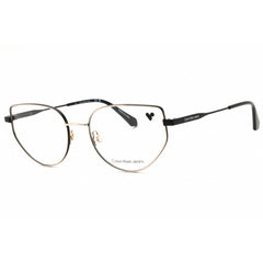 Calvin Klein Jeans Women's Eyeglasses - Gold/Black Metal Full Rim Frame | CKJ22219 722