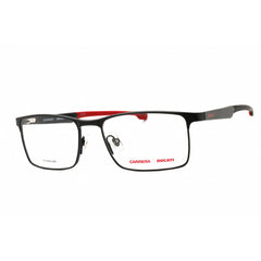 Carrera Men's Eyeglasses - Black/Red Metal Rectangular Frame | CARDUC 027 0OIT 00