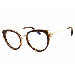 Chopard Women's Eyeglasses - Havana Metal Cat Eye Full Rim Frame | VCH367S 0909