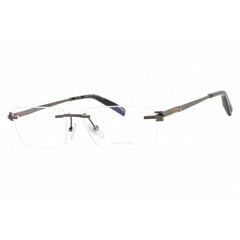 Chopard Men's Eyeglasses - Shiny Gunmetal Metal Rectangular Frame | VCHL19 570568