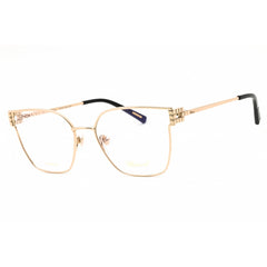 Chopard Women's Eyeglasses - Shiny Rose Gold Metal Rectangular Frame | VCHL58M 0300