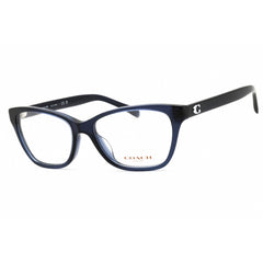 Coach Women's Eyeglasses - Transparent Blue Acetate Cat Eye Frame | 0HC6196U 5714