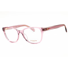 Coach Women's Eyeglasses - Transparent Pink/Powder Grey Oval Frame | 0HC6224U 5782