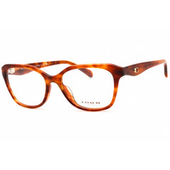 Coach Women's Eyeglasses - Tortoise Orange Acetate Rectangular Frame | 0HC6244U 5774