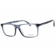 Coach Men's Eyeglasses - Transparent Blue Acetate Rectangular Frame | 0HC6251U 5820