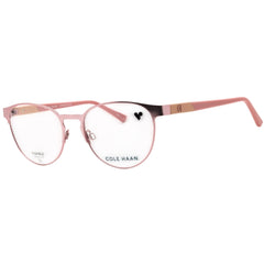 Cole Haan Unisex Eyeglasses - Rose Gold Metal Round Full Rim Frame | CH4522 770