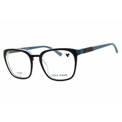 Cole Haan Unisex Eyeglasses - Black Metal Rectangular Full Rim Frame | CH4523 001