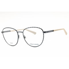 Cole Haan Women's Eyeglasses - Slate Grey Metal Round Full Rim Frame | CH5045 023
