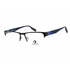 Converse Men's Eyeglasses - Matte Obsidian Metal Rectangular Frame | CV3009 411