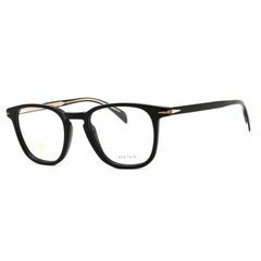 David Beckham Unisex Eyeglasses - Round Shape Plastic Full Rim | DB 1050 0807 00
