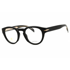 David Beckham Unisex Eyeglasses - Round Shape Plastic Full Rim | DB 7114 0807 00