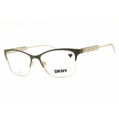 DKNY Unisex Eyeglasses - Rectangular Shape Cargo Metal Full Rim Frame | DK3008 313