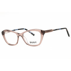 DKNY Unisex Eyeglasses - Cat Eye Crystal Mink Acetate Full Rim Frame | DK5042 236