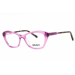 DKNY Unisex Eyeglasses - Cat Eye Crystal Orchid Acetate Full Rim Frame | DK5042 550
