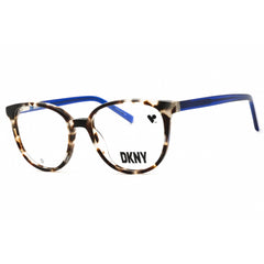 DKNY Unisex Eyeglasses - Round Bone Tortoise Acetate Full Rim Frame | DK5059 275