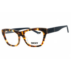 DKNY Unisex Eyeglasses - Cat Eye Bone/Ink Tortoise Acetate Full Rim | DK5063 244