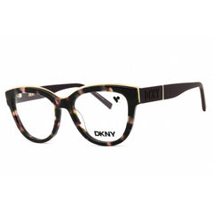 DKNY Unisex Eyeglasses - Round Shape Blush Tortoise Acetate Full Rim | DK5064 265