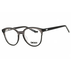 DKNY Unisex Eyeglasses - Round Double Smoke Acetate Full Rim Frame | DK5070 015