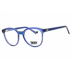 DKNY Unisex Eyeglasses - Round Triple Blueberry Acetate Full Rim Frame | DK5070 425