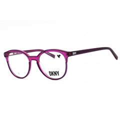 DKNY Unisex Eyeglasses - Round Double Berry Acetate Full Rim Frame | DK5070 520