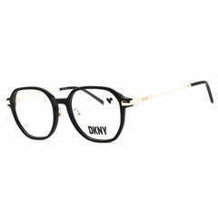 DKNY Unisex Eyeglasses - Round Shape Black Acetate Full Rim Frame | DK7003LB 001