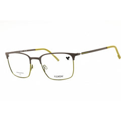 Flexon Unisex Eyeglasses - Rectangular Shape Metal Full Rim Frame | FLEXON E1140 022