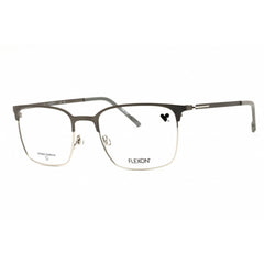 Flexon Unisex Eyeglasses - Rectangular Shape Metal Full Rim Frame | FLEXON E1140 072