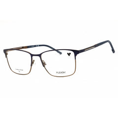 Flexon Unisex Eyeglasses - Rectangular Shape Metal Full Rim Frame | FLEXON E1160 414
