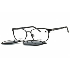 Flexon Unisex Eyeglasses - Rectangular Metal Full Rim Frame | FLX1008MAG-SET 002