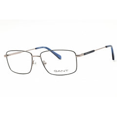 GANT Unisex Eyeglasses - Rectangular Blue/Light Ruthenium Metal Frame | GA3271 092