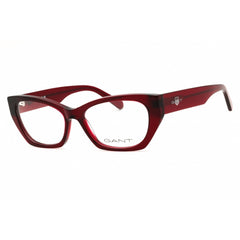 GANT Unisex Eyeglasses - Cat Eye Shiny Bordeaux Acetate Full Rim Frame | GA50047 069