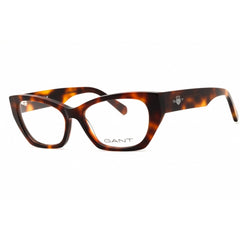 GANT Unisex Eyeglasses - Cat Eye Dark Brown Tortoise Acetate Frame | GA50047 052