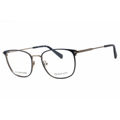 GANT Unisex Eyeglasses - Oval Blue/Dark Ruthenium Metal Full Rim Frame | GA50068 092