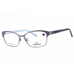 Genesis Unisex Eyeglasses - Metal Slate Full Rim Rectangular Frame, 53mm | G5053 023