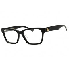 Gucci Unisex Eyeglasses - Acetate Black Full Rim Rectangular Frame | GG1476OK 001