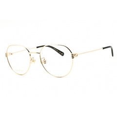 Gucci Unisex Eyeglasses - Metal Gold-Gold-Transparent Full Rim Frame | GG1675OK 001