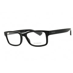 Gucci Unisex Eyeglasses - Injected Propionate Black Rectangular Frame | GG1717O 001
