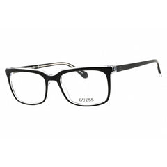 Guess Unisex Eyeglasses - Acetate Black Full Rim Rectangular Shape Frame | GU50063 005
