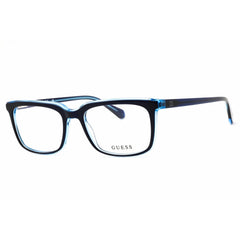 Guess Unisex Eyeglasses - Acetate Blue Full Rim Rectangular Shape Frame | GU50063 092