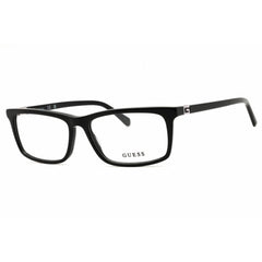 Guess Unisex Eyeglasses - Acetate Shiny Black Full Rim Rectangular Frame | GU50190 001
